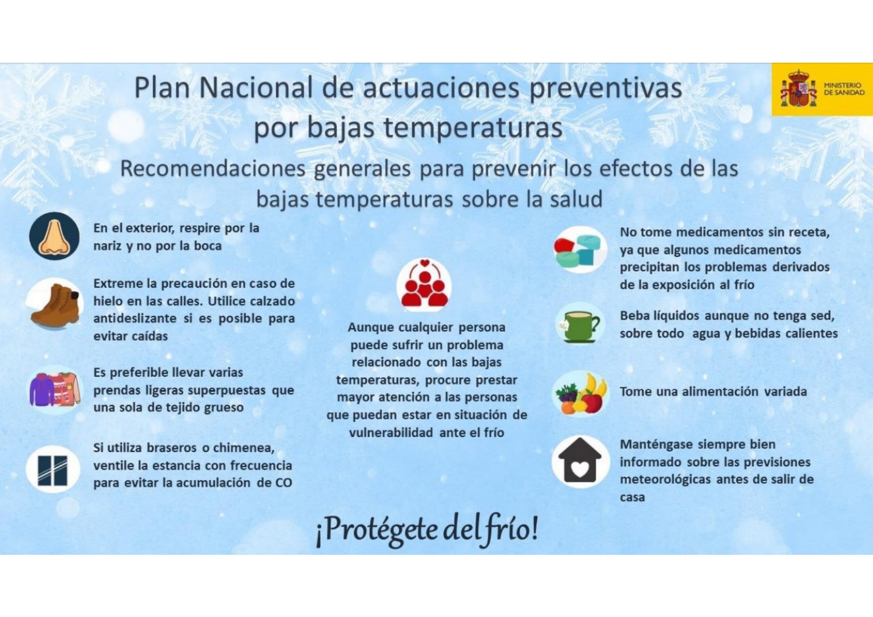 Actuaciones preventivas por bajas temperaturas en Aragón 2024 . GOBIERNO DE ARAGÓN